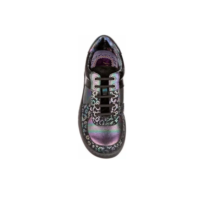 IRREGULAR CHOICE Starlight Streamer Wear-Resistant Low-Top Casual Shoes Unisex Black-3