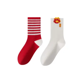 MIIOW Honmei Honmei Series Mid Calf Socks Unisex 2 Pack
