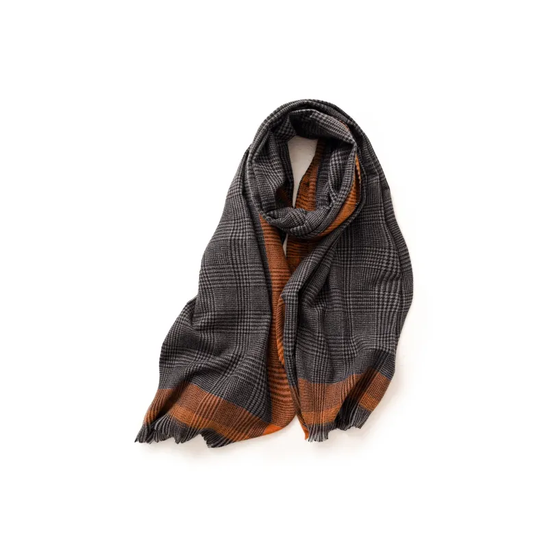 EEEENO Polyester Knit Scarves Unisex-2