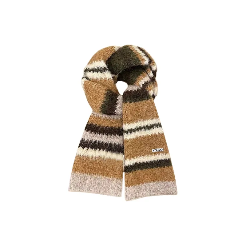 Yalu Polyester Knit Scarves Unisex Gift Box Set-1
