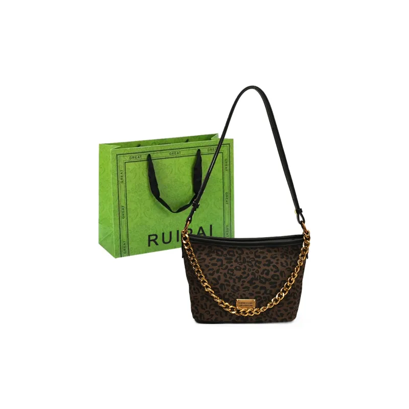 RUIPAI PU Crossbody Bag, Shoulder Bag Women's Leopard Print Brown/Leopard Print Coffee-6