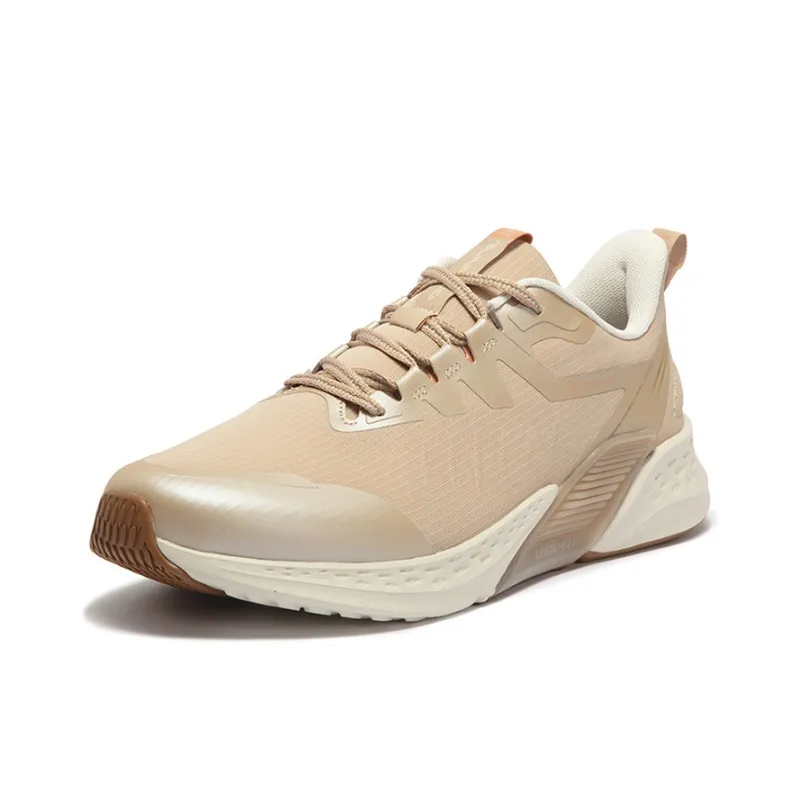 361° Volcano Rainproof Series Running Shoes Men Low Top Wheat Brown/Oat Milk-1