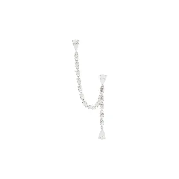 Anita Ko 14K White Gold Diamond Drop Earring