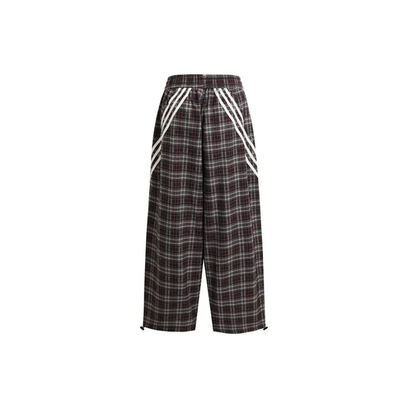 LIUREGALI Casual Pants Unisex Brown-1