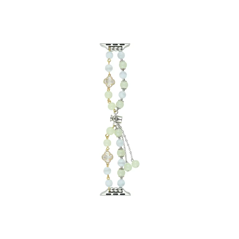 Vobafe Watch Band Apple Compatibility Cat's Eye Stone Material-0