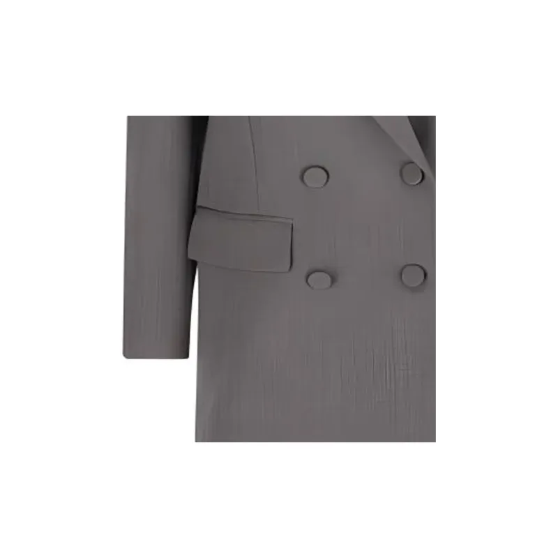 Valentino Double-Breasted Long-Sleeved Jacket-4