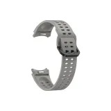Official Gray/Dual-Hole Button Style Silicone Strap