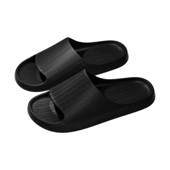 Foot Recreation Summer Minimalist Style Vertical Stripes Eva Anti Slip And Wear Resistant Slippers Home Slippers Unisex