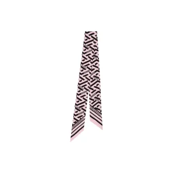 VERSACE Silk Silk Scarves Women's Pink