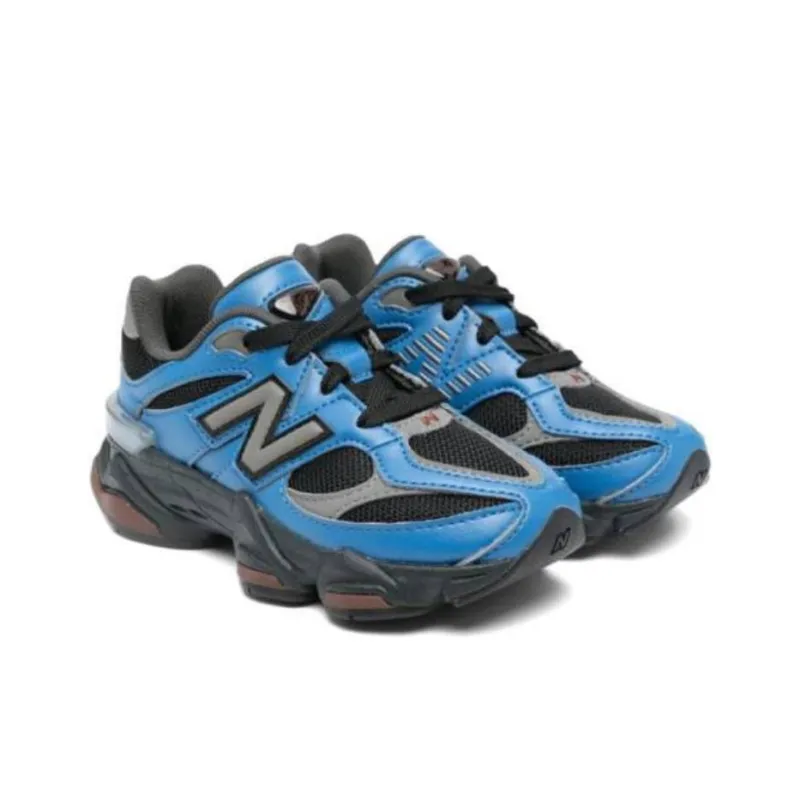 New Balance NB 9060 Abrasion Resistant Low Top Kids Lifestyle Shoes Blue Kids'-1