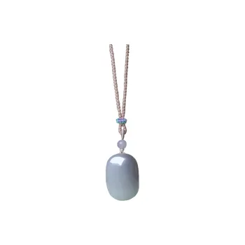 Ingenuity Hetian Jade Necklaces Smoky Purple Unisex
