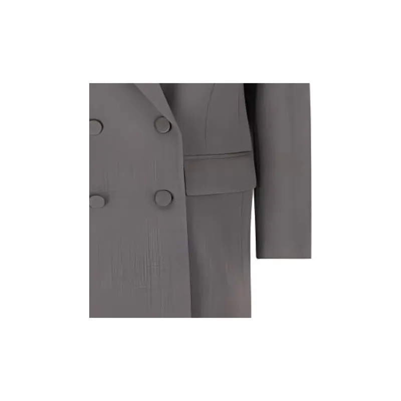 Valentino Double-Breasted Long-Sleeved Jacket-5