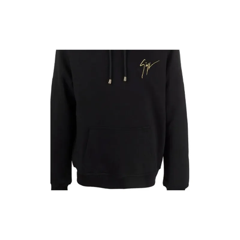Giuseppe Zanotti Embroidered Logo Drawstring Hoodie-5