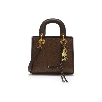 SNOOPY PU DaiFeng Bag One Shoulder Handbag Regular Women's Coffee