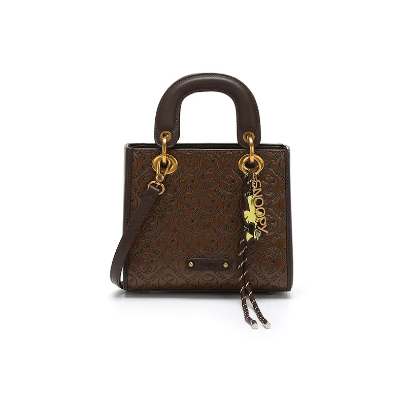 SNOOPY PU DaiFeng Bag One Shoulder Handbag Regular Women's Coffee-0