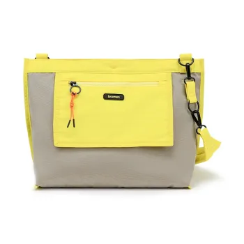 Bromen Wash Nylon With Water Shoulder Bag Crossbody Bag Unisex Multicolor