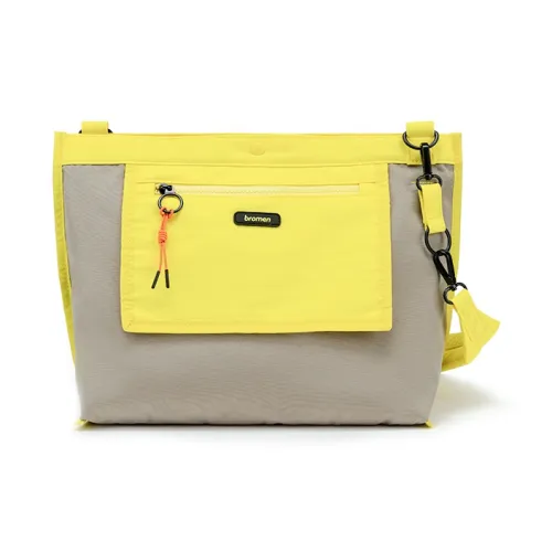 Bromen Wash Nylon With Water Shoulder Bag Crossbody Bag Unisex Multicolor