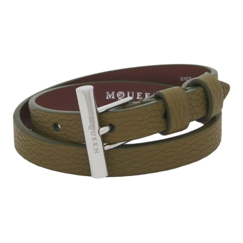 Alexander McQueen Leather Bracelet-0