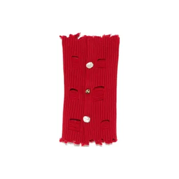 ANDERSSON BELL Wool Scarves Women's Blood Red