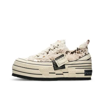 VESSEL Wear Resistant Slip Resistant Low Top Canvas Shoes Unisex Beige