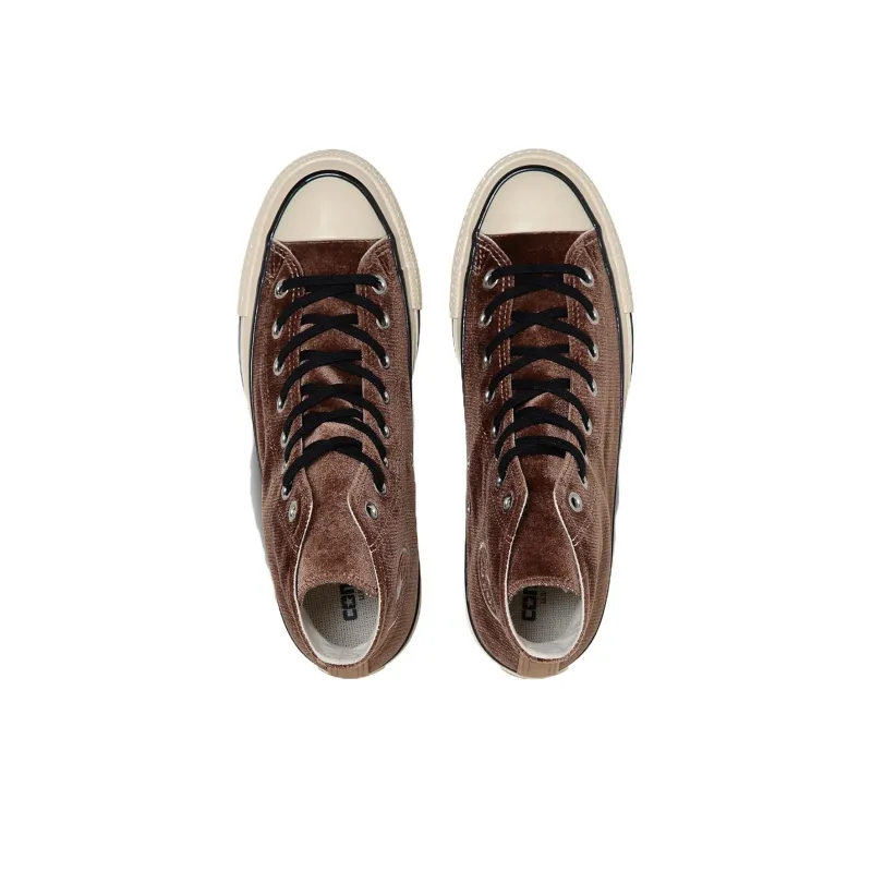 Converse All Star Anti Slip Wear Resistant High Top Skateboard Shoes Unisex Brown-2