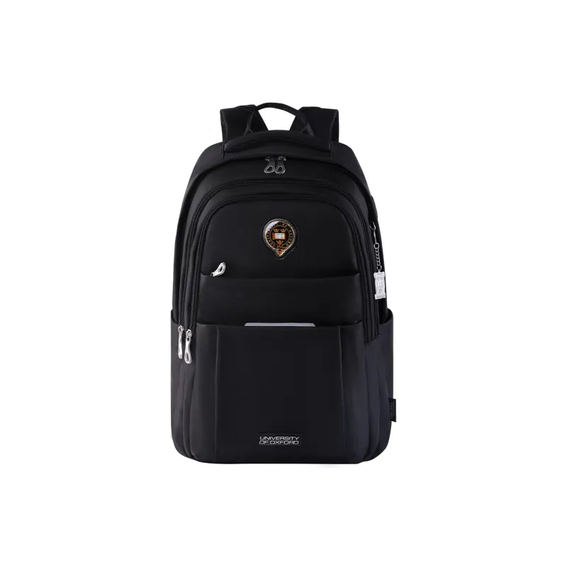 UNIVERSITY OF OXFORD Fabric Backpack Regular Men's Black/Dark Blue-0