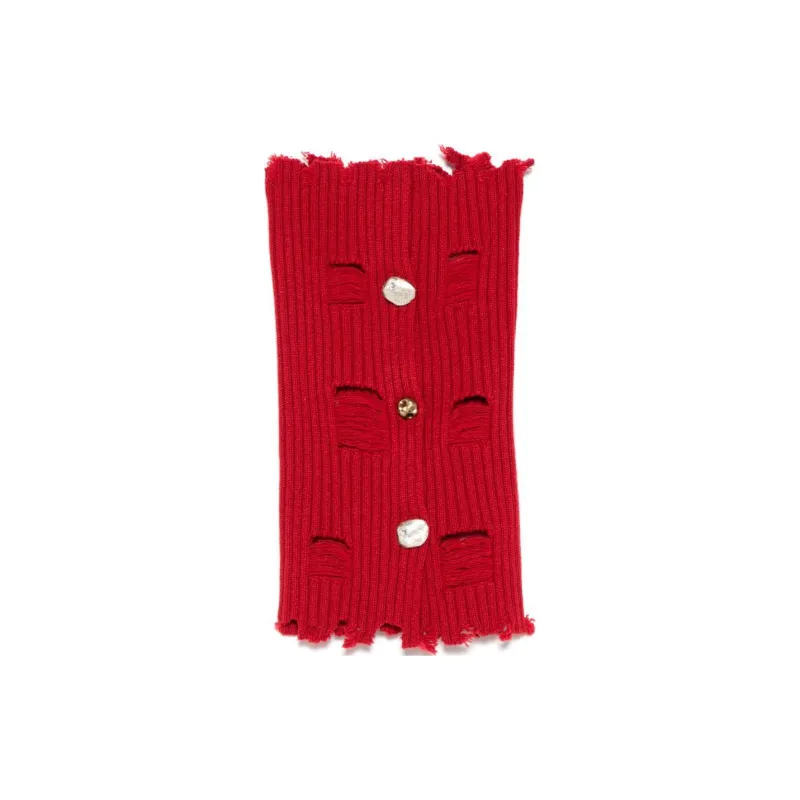 ANDERSSON BELL Wool Scarves Women's Blood Red-1