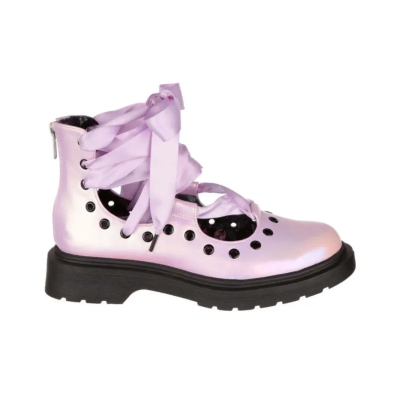 IRREGULAR CHOICE Tres Bien Casual Single Shoes Women's Light Purple-1