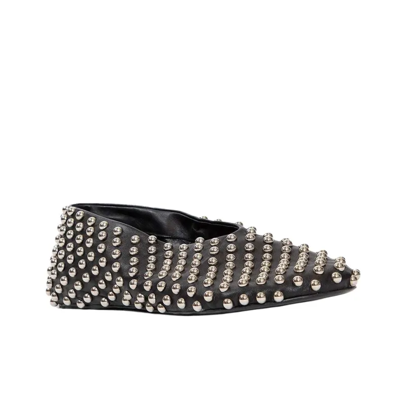 JIL SANDER Court Ballerinas Casual Single Shoes Women's Black-2