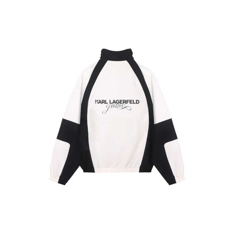 KARL LAGERFELD Jackets Coats Men's Black White-1