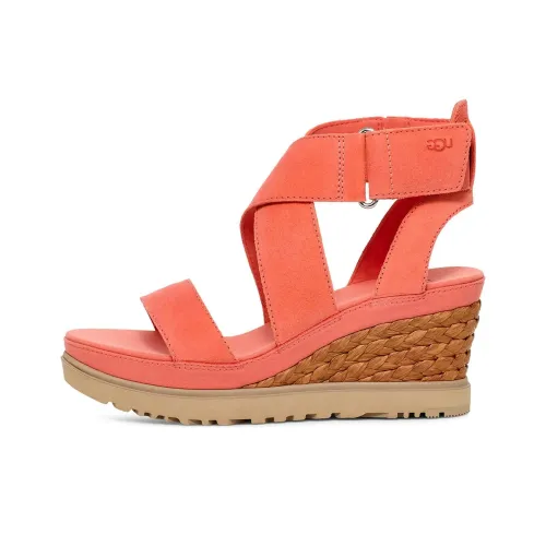 UGG Ileana Ankle Sandal Vibrant Coral Women's