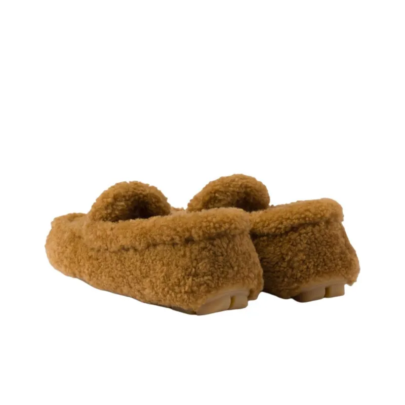 PRADA Loafers Women's Brown-4