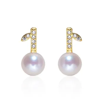 IDOKAWA Freshwater Pearl Earrings Women's