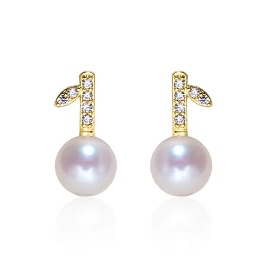 IDOKAWA Freshwater Pearl Earrings Women's-0