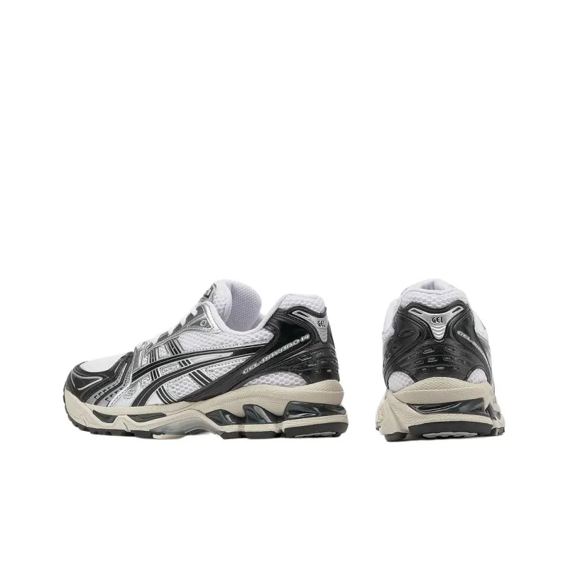 Asics Gel Kayano 14 Low Top Running Shoes Unisex White Black-3