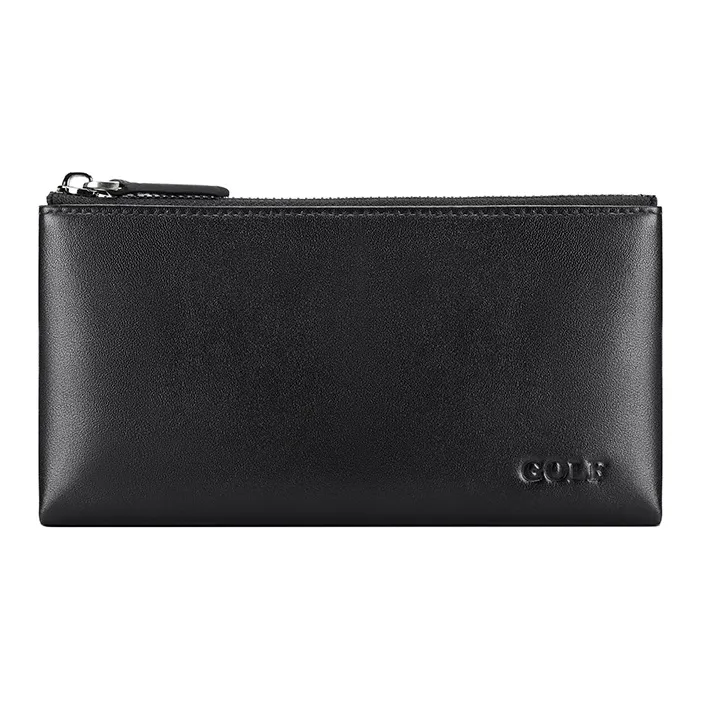 GOLF Cow Leather With Synthetic Leather Wallet Regular Men's Black-1