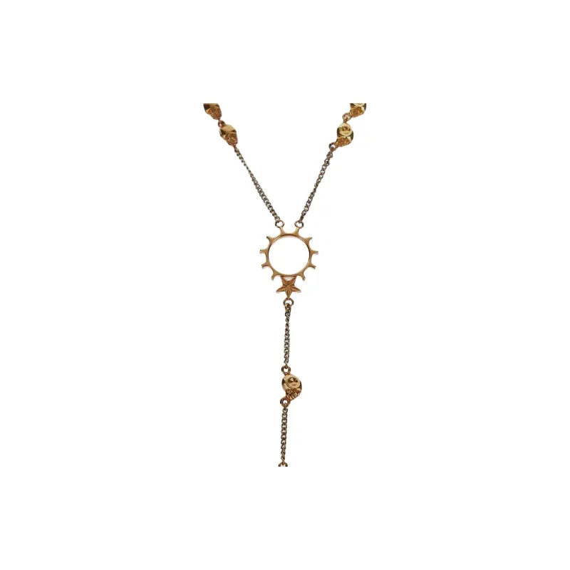 GIVENCHY Brass Necklaces Women's Copper-2