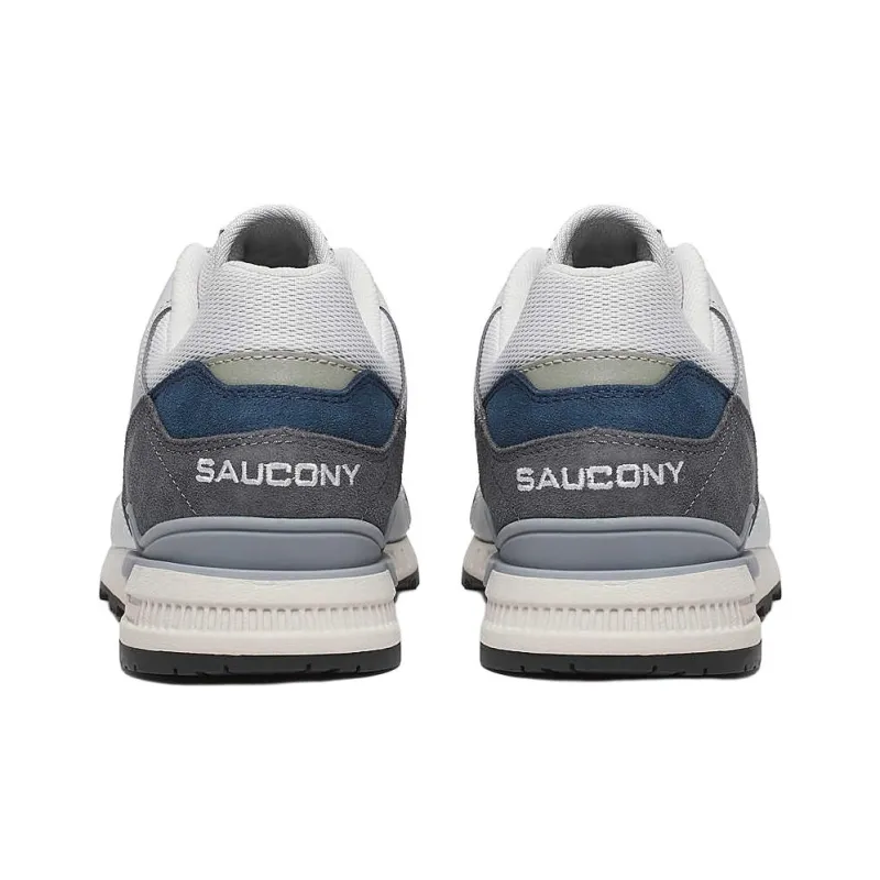 Saucony COURAGEOUS Anti Slip Wear Resistant Low Top Casual Shoes Unisex Gray Blue-4
