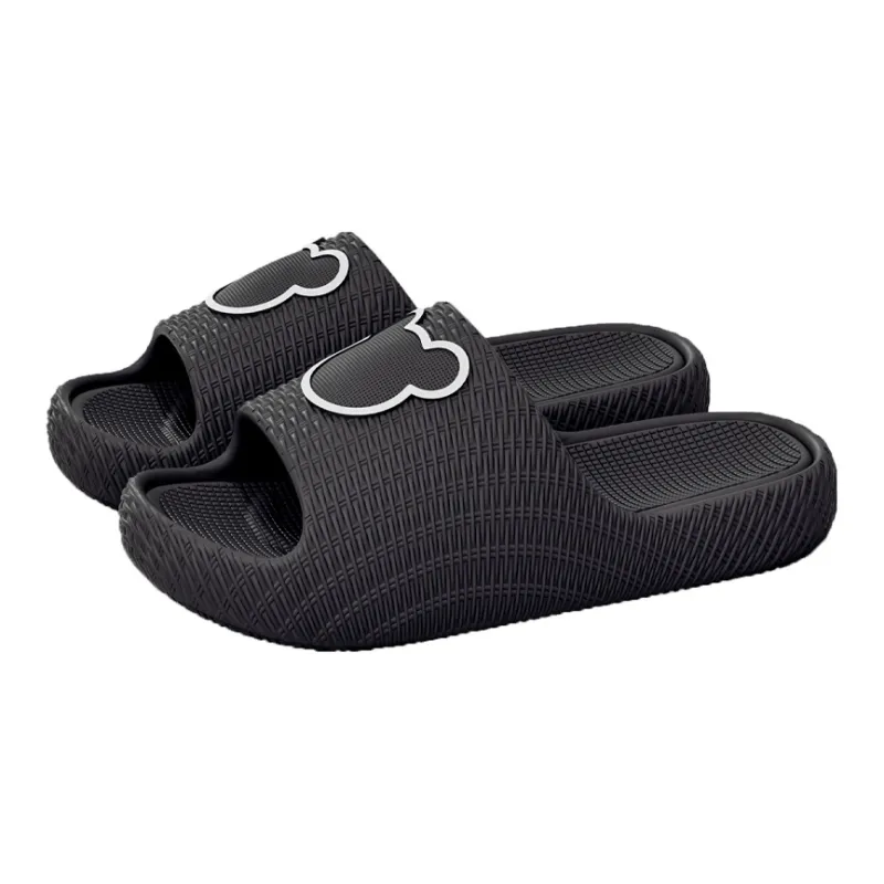 Foot Recreation Minimalist Style Cartoon Bear Solid EVA Slippers, Summer Slip Resistant Slippers, Unisex, Home Slippers-20