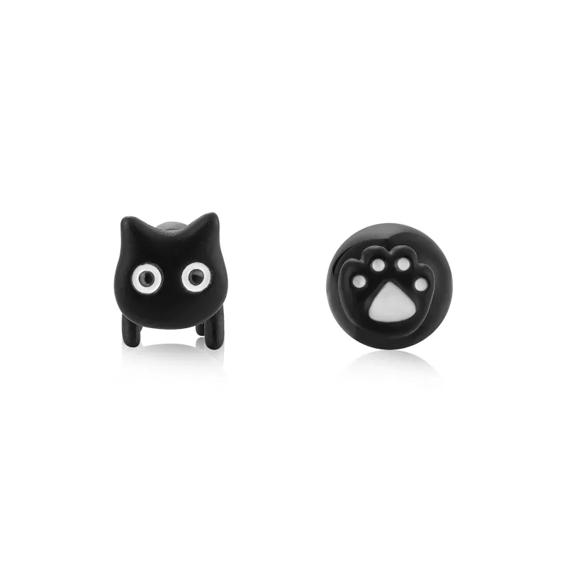 Zeroline Copper Stud Earrings Women's-3