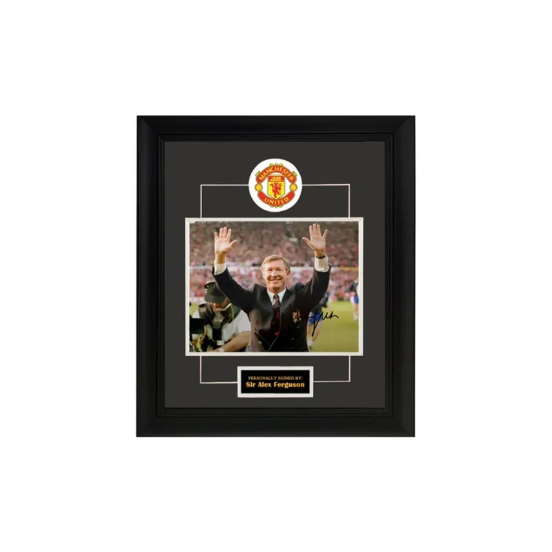 Three For Early Manchester United Fransesque Collector's Level Photo Includes SA Certificate Framed-0