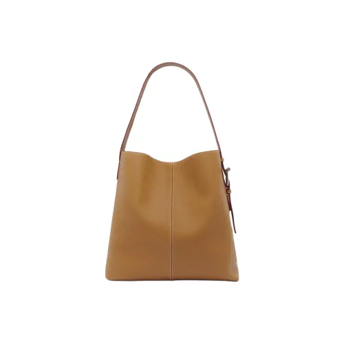 Alexander McQueen Grained Calfskin Handbag Shoulder Bag Women's Tanned Leather Color