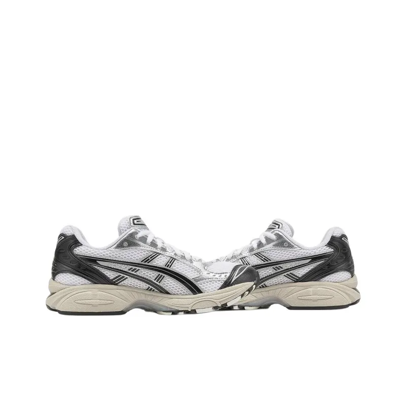 Asics Gel Kayano 14 Low Top Running Shoes Unisex White Black-2