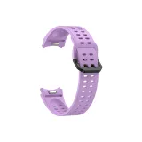 Purple/Dual-Hole Button Style Silicone Strap