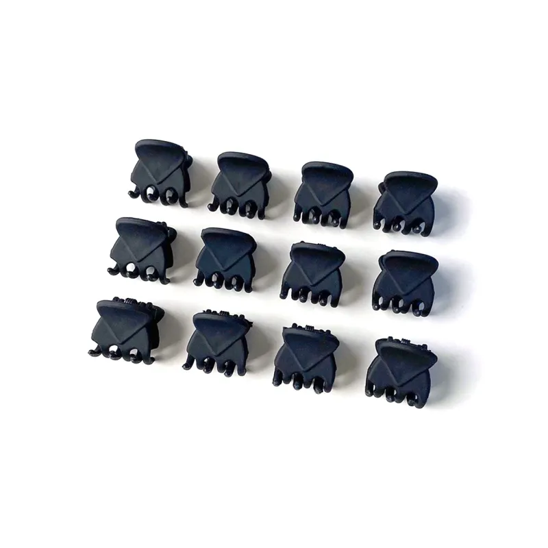 MIDNIGHT MOMENT Plastic Hair Clips Women's Black-3