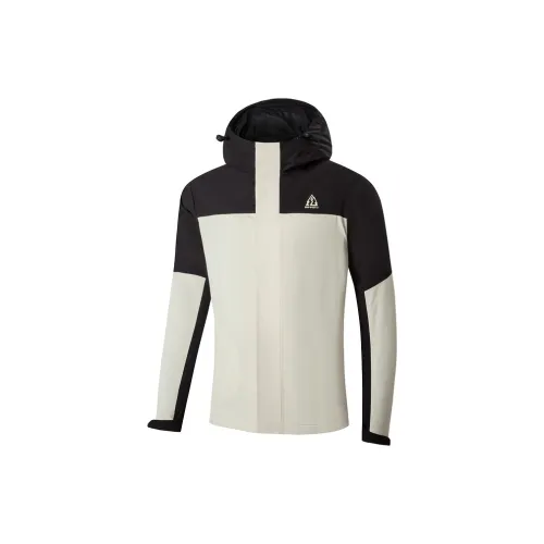 361° Windproof Windbreaker Jacket Men's Sand Brown White/super Black