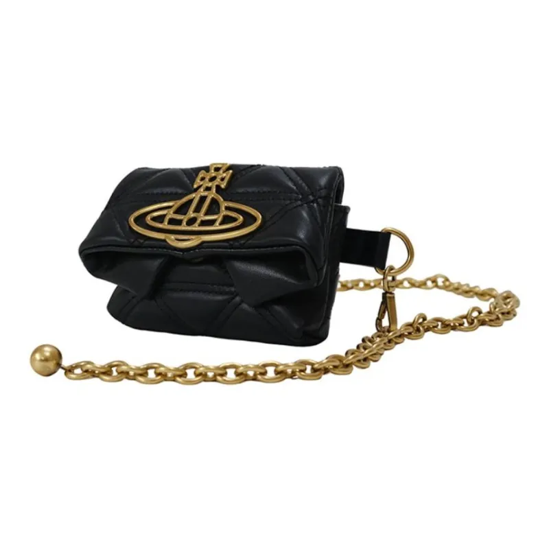 Vivienne Westwood Sheepskin Crossbody Bag Shoulder Bag Women's Black-1