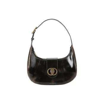 Kurt Geiger London Chelsea Leather Handbag Shoulder Bag Women's Dark Brown