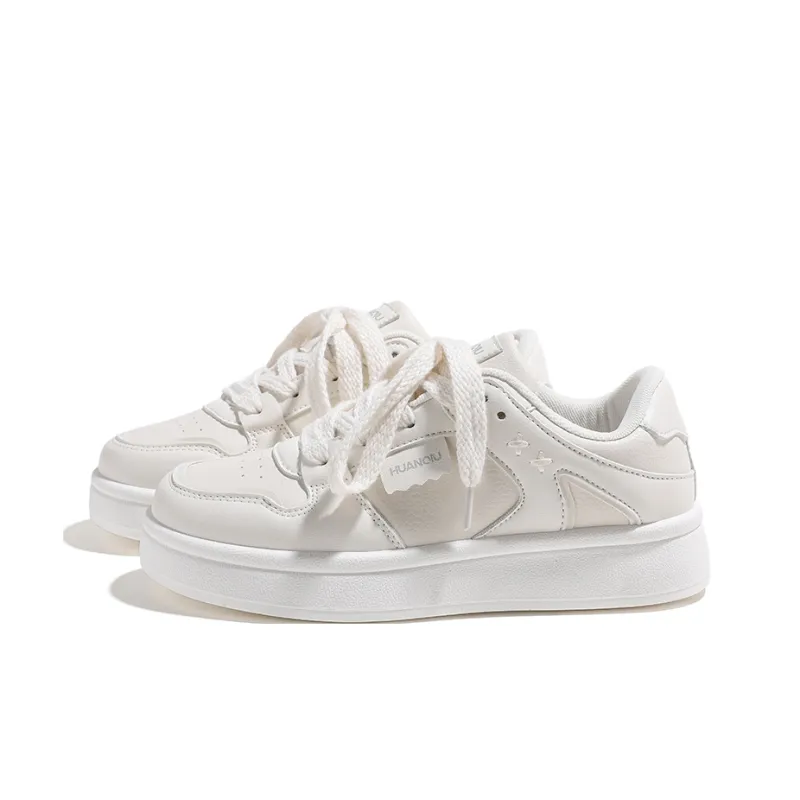 HUANQIU Slip Resistant Waterproof Abrasion Resistant Low Top Skateboard Shoes Women's-1