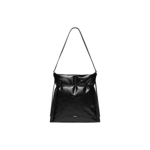 ZESH Fashion Niche Trendy Shoulder Bag Medium Size Women's Black/Elephant Gray/Deep Latte/Haze Blue/Ecru